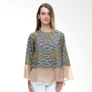 Twill cloud blouse Batik